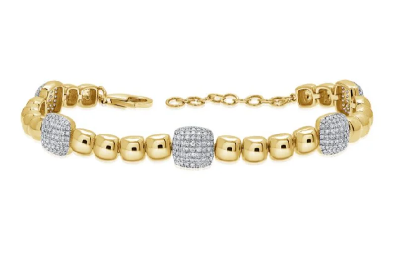 14K GOLD DIAMOND REESA BRACELET