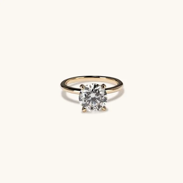 2.07 Round Lab Diamond Engagement Ring