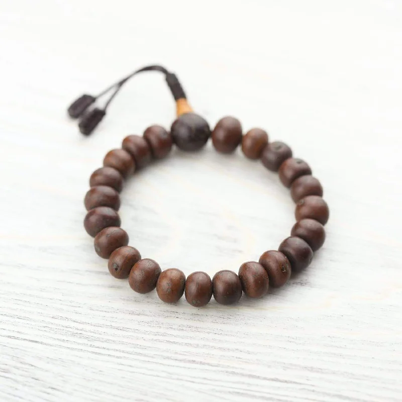 Dark Bodhi Seed Wrist Mala