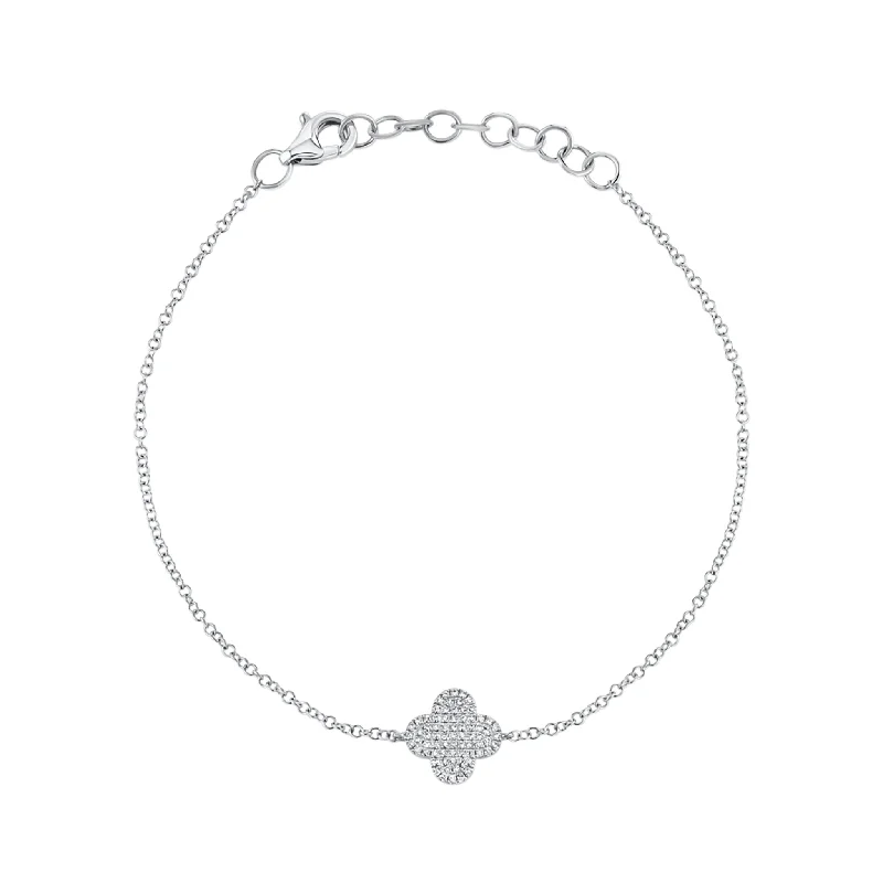 Diamond Clover Fashion Bracelet