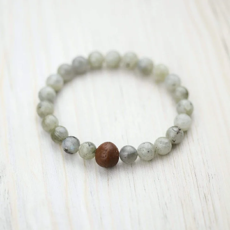 Labradorite & Bodhi Wrist Mala