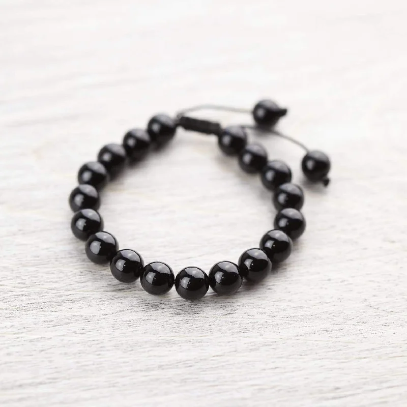 Onyx Confidence Wrist Mala