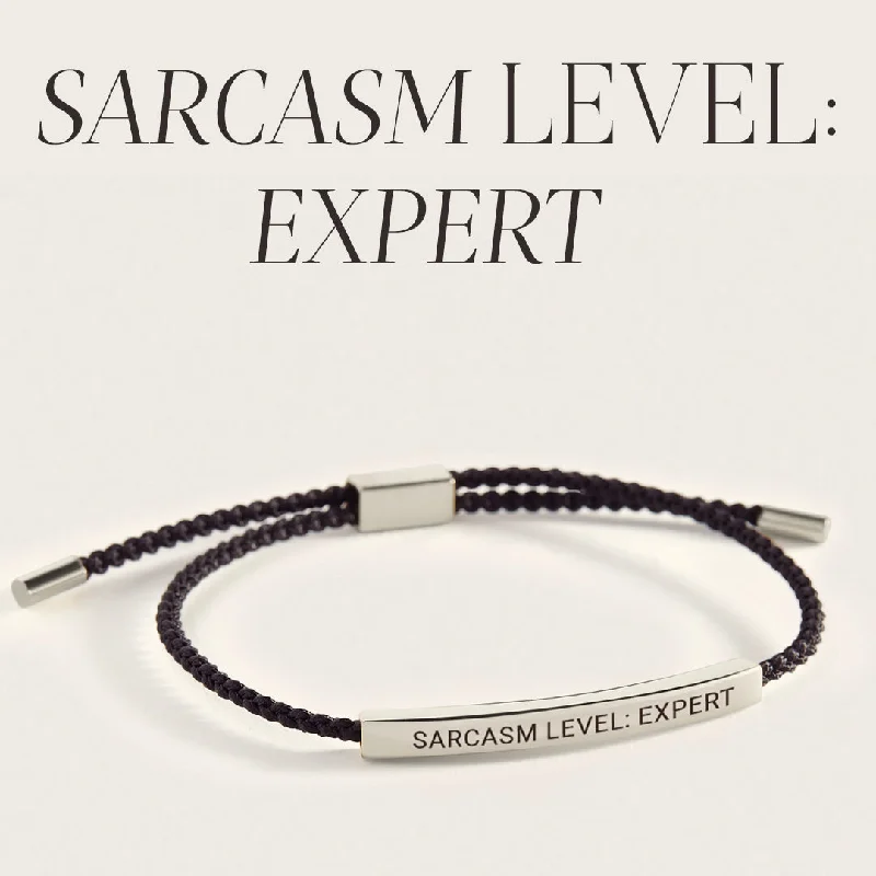 Sarcasm Level: Expert Inspire Bracelet