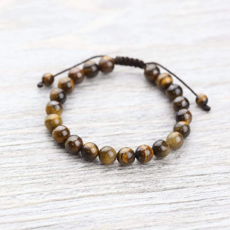 Tiger Eye Wrist Mala