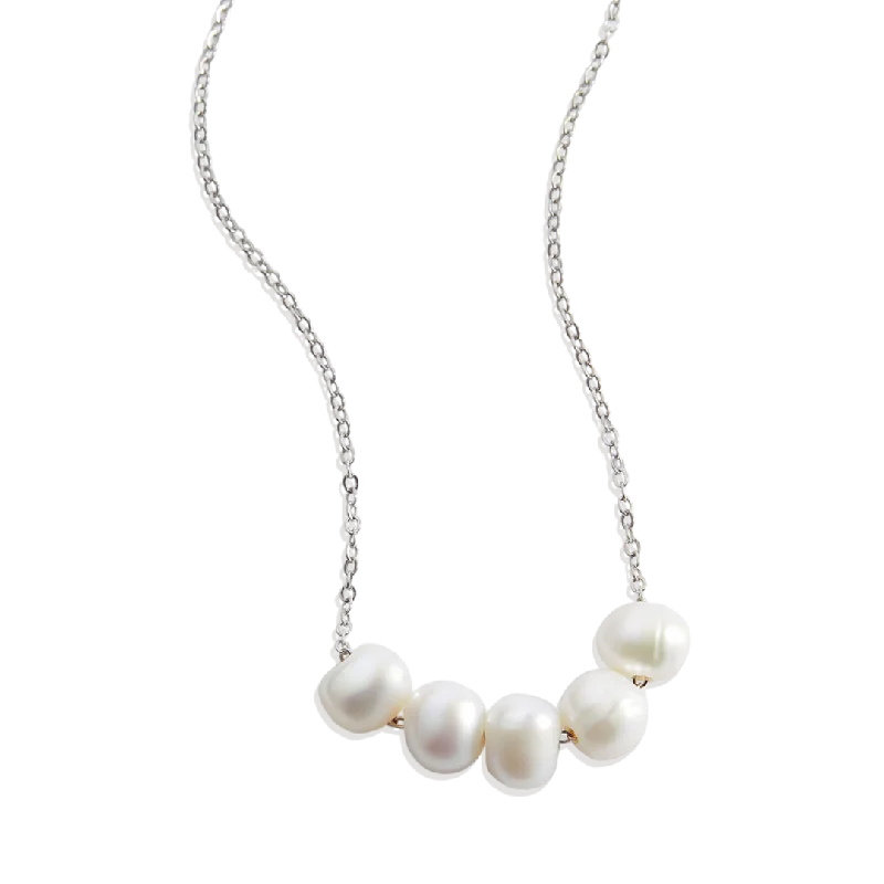 Five Pearl Necklace