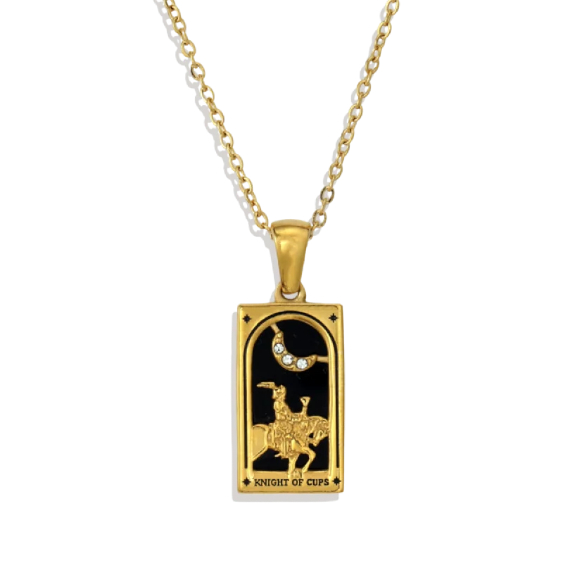 Knight of Cups Tarot Necklace