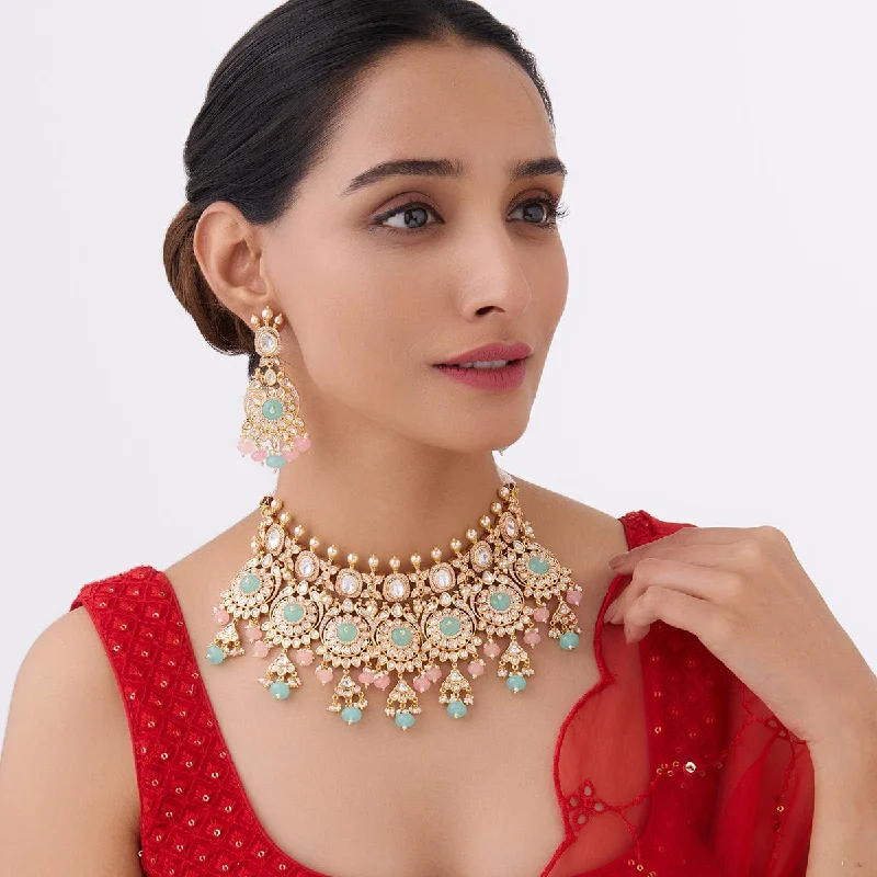 Kundan Necklace 164017