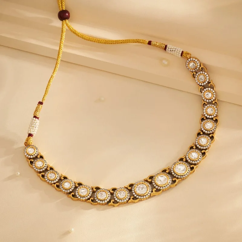 Kundan Necklace 164036