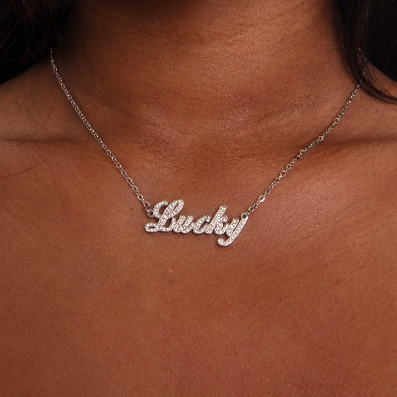 Lucky Nameplate Necklace