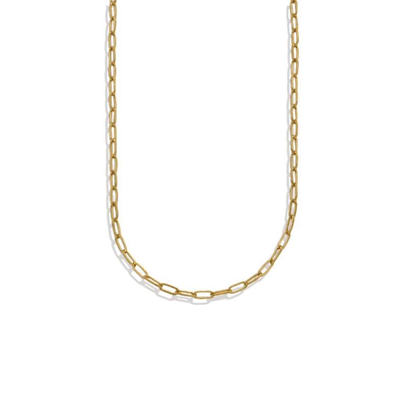 Thin Paperclip Necklace