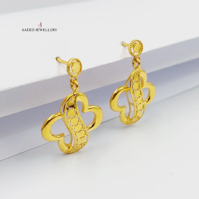 Rose Screw Earrings