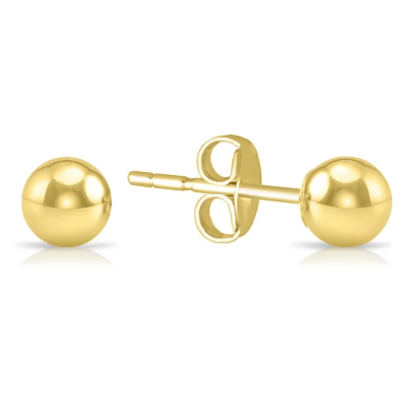 Marquee Jewels 3MM 14K Yellow Gold Filled Round Ball Earrings